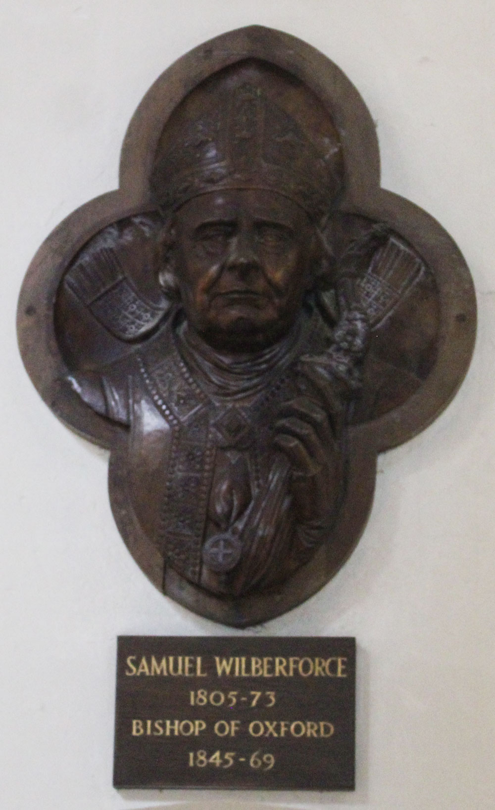 Bust of Wilberforce in Christ Church Cathedral