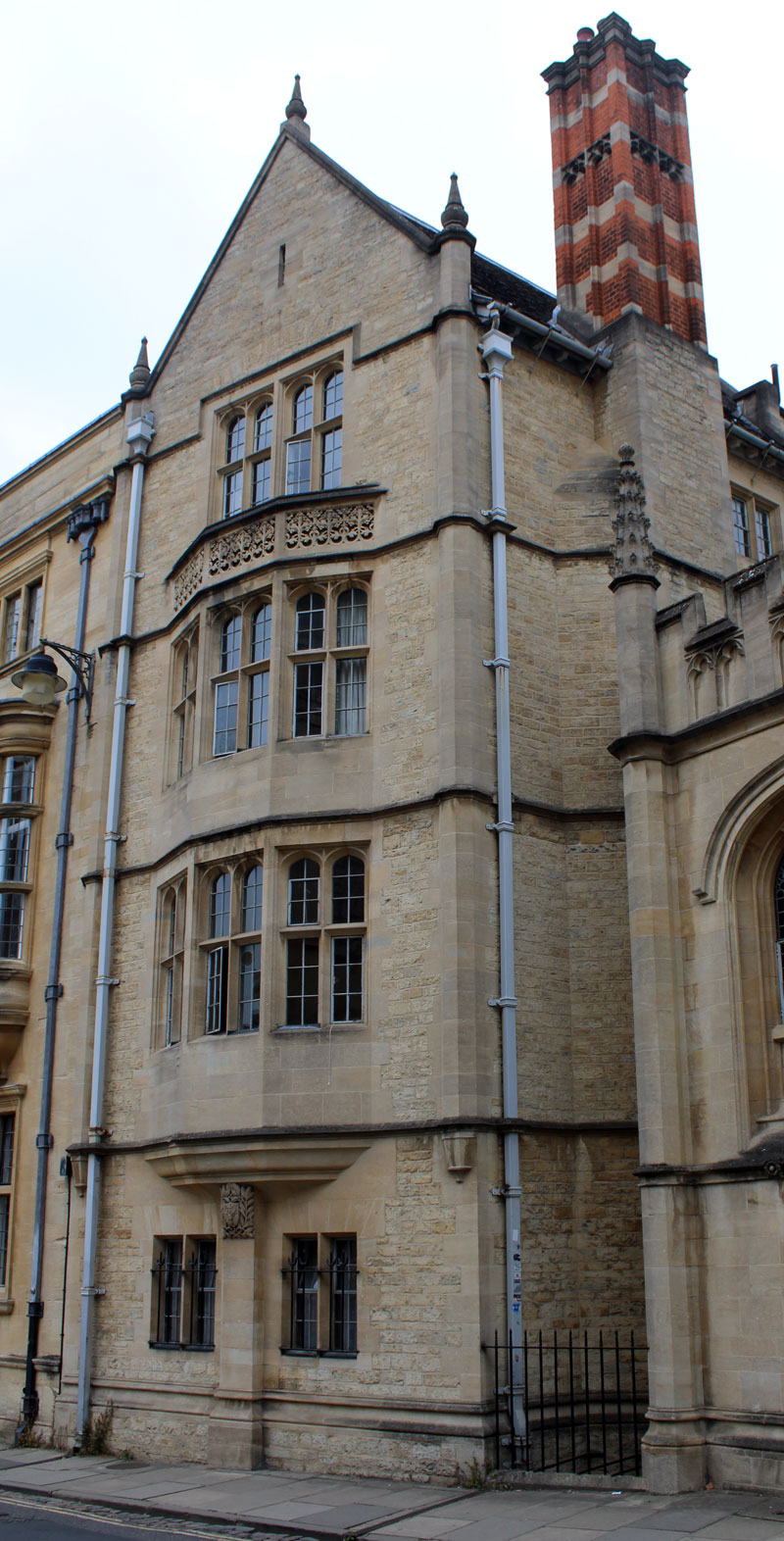 Part of Hertford College on the site of 30 Broad Street