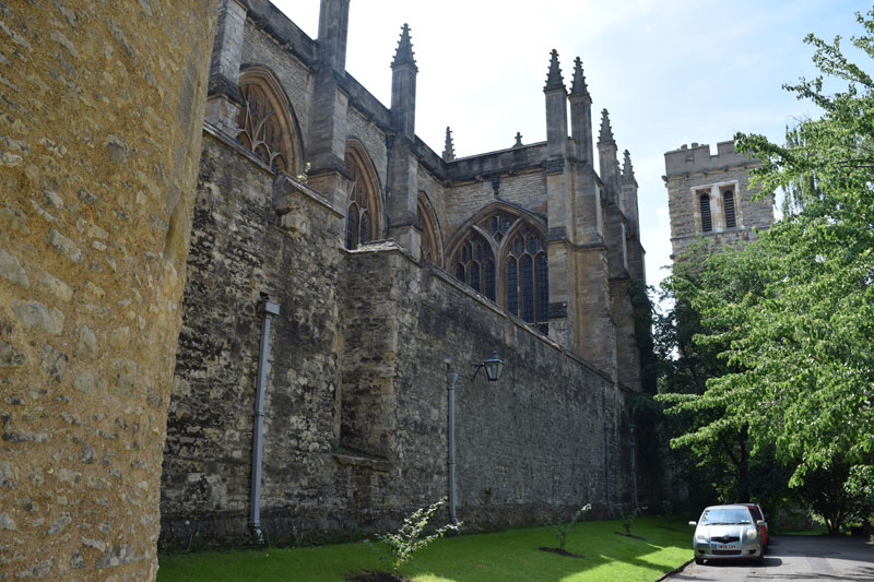 Wall east of Bell Tower