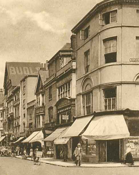 Former shops on this site