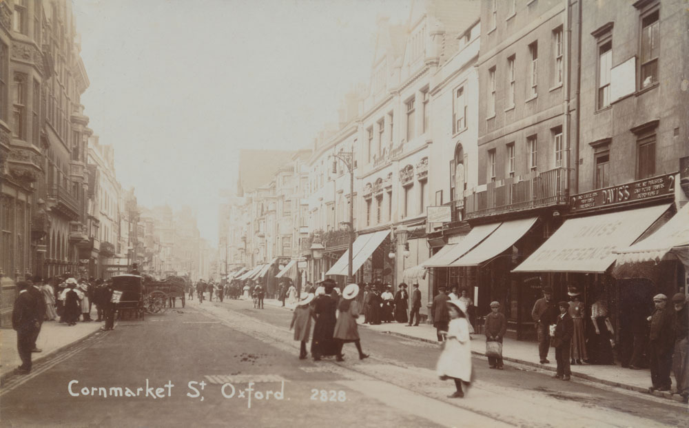 Clarendon on left, Davis's on right