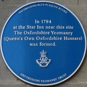 Blue plaque
