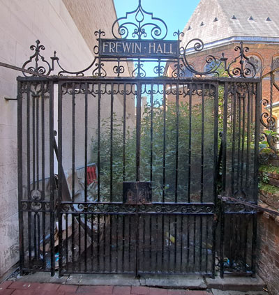 Gate of Frewin Hall