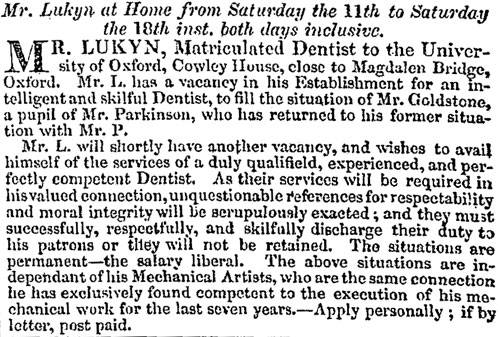 Notice of 1837