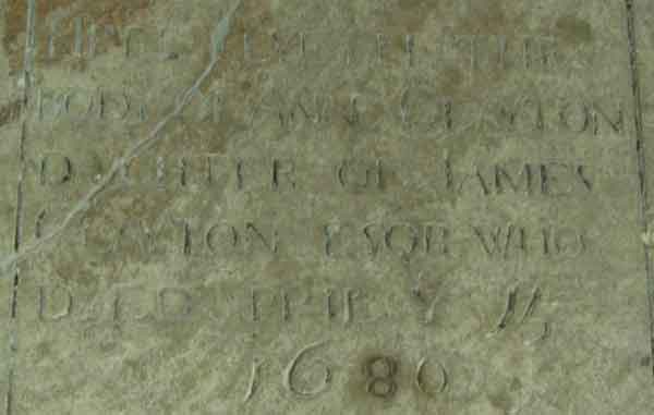 Memorial to Anne Clayton