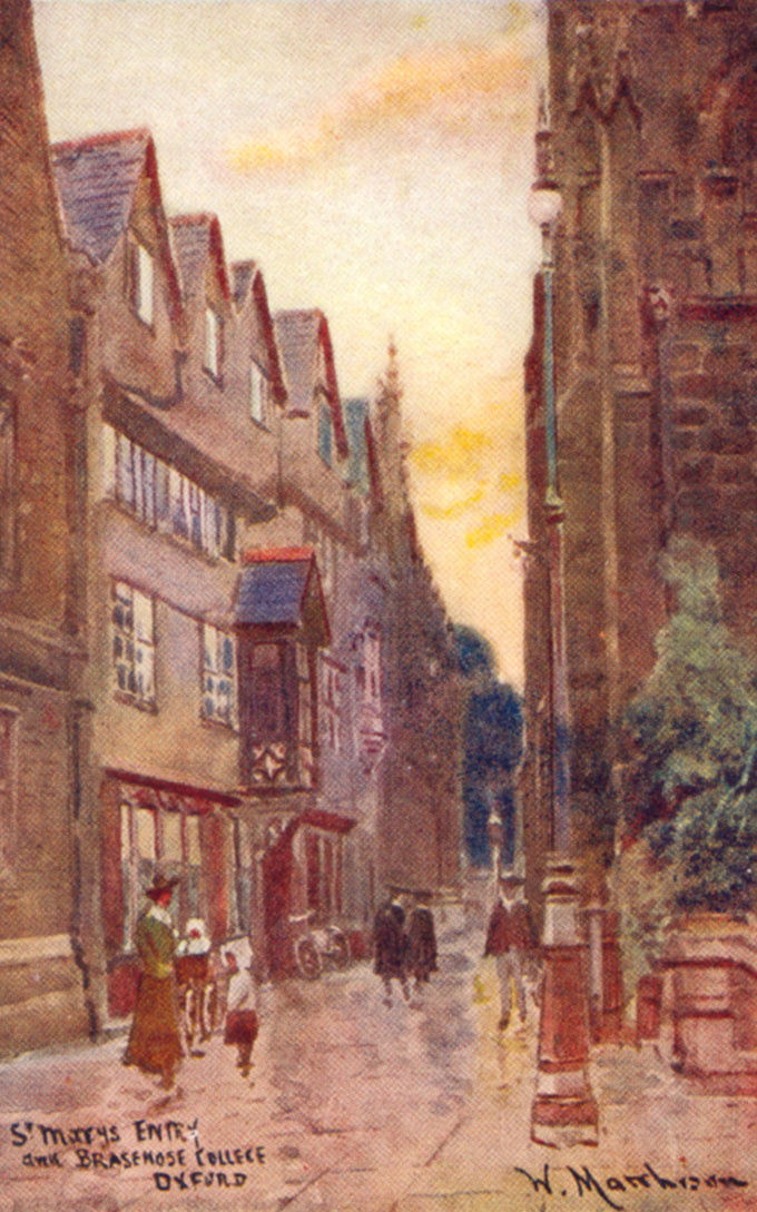 St Mary's Entry painted by Matthison