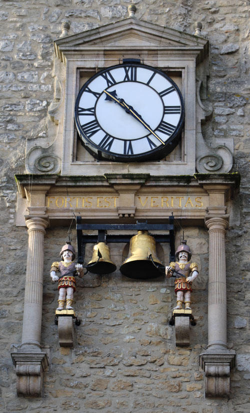 The clock at Carfax