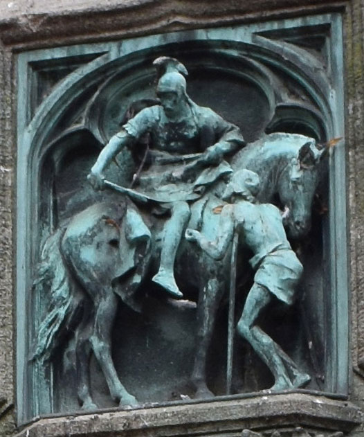 St Martin and the beggar