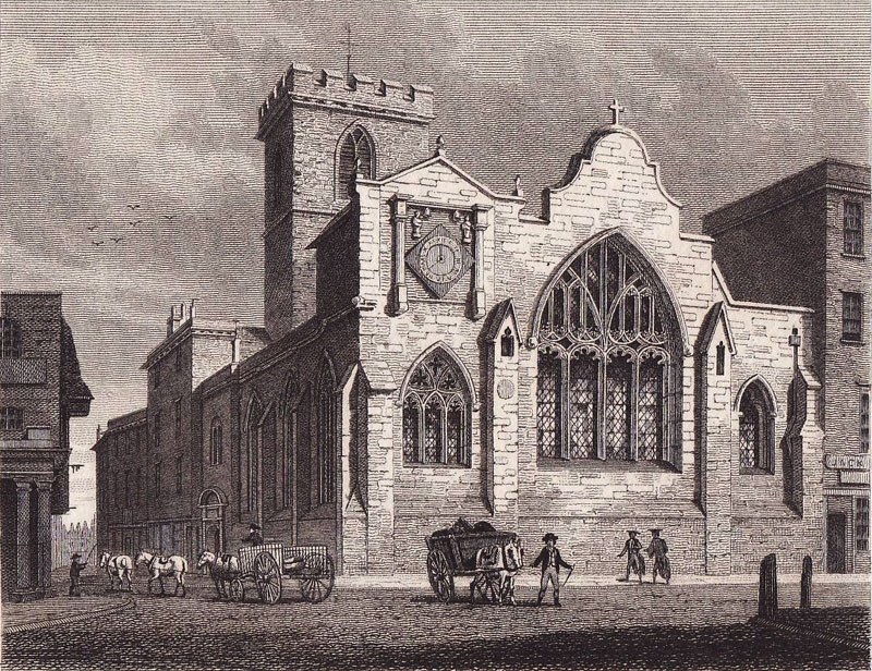 St&nbsp;Martin's Church in 1822