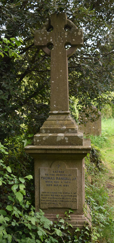 Randall's grave