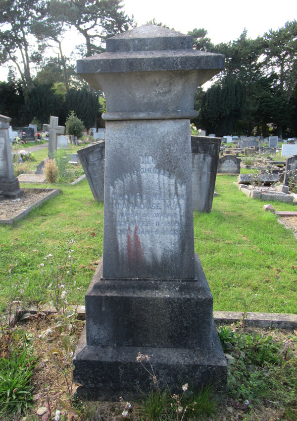 Taphouse's grave