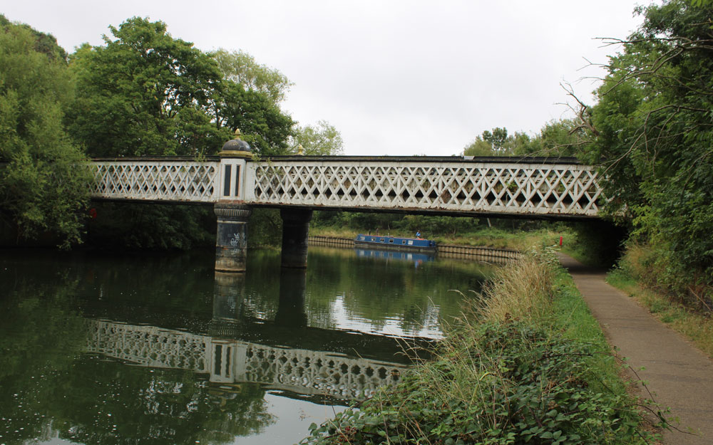 Gasworks rail bridge of 1886