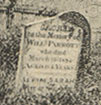 Parrott gravestone