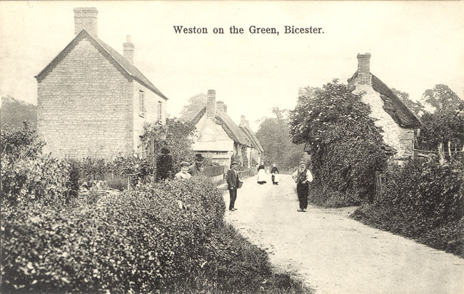 Weston-on-the-Green in 1900