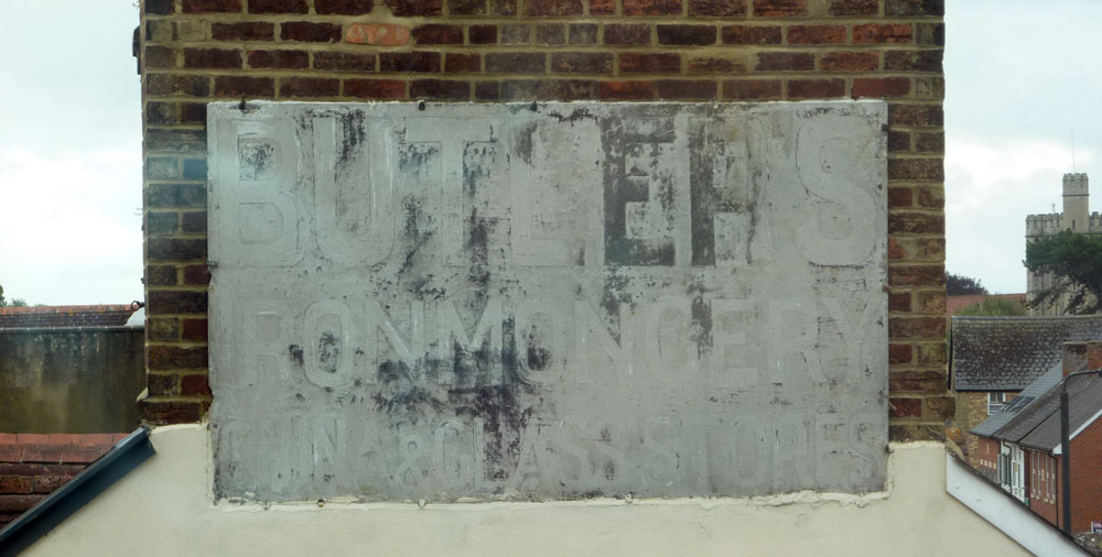 Butler ghost sign