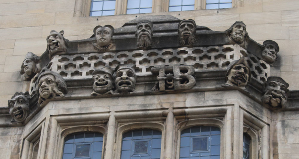 TB on outside of Tower of the Five Orders