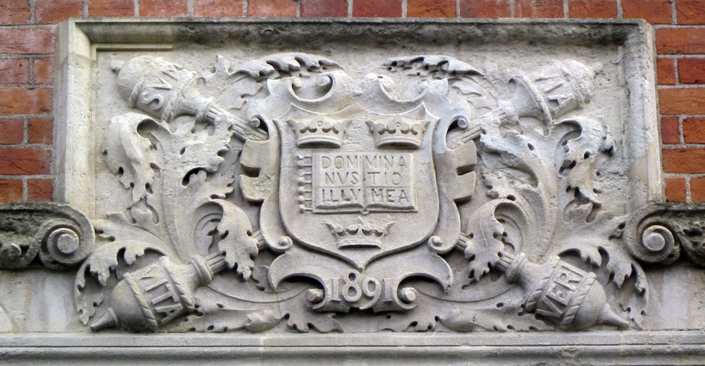 Clarendon Press Insttute inscription
