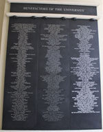 Benefactors of the University