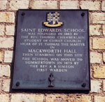 Site of first St Edward's School