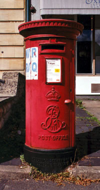 Pillar box in Banbury Road