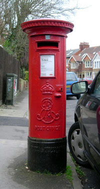 Pillar box in Divinity Road