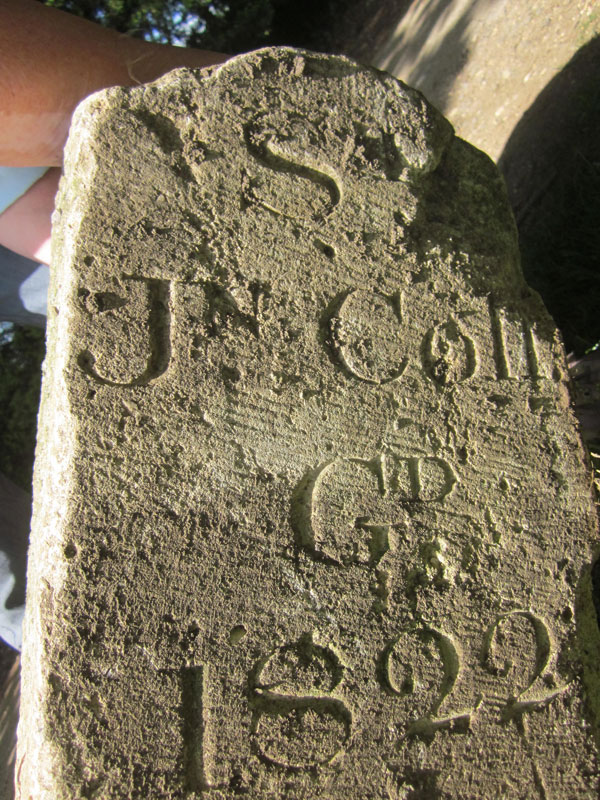 St John's boundary stone at Pen Barn