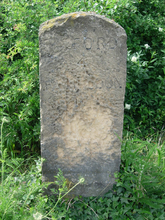 Milestone at Cumnor