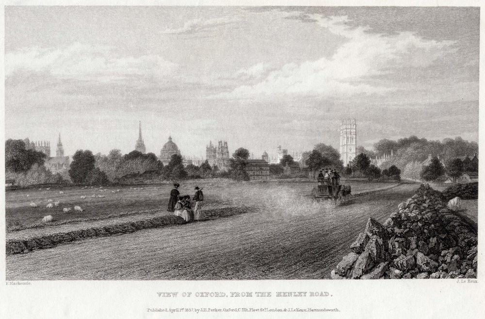 Iffley Road in 1837