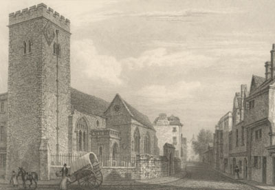 St Michael's Church in 1834