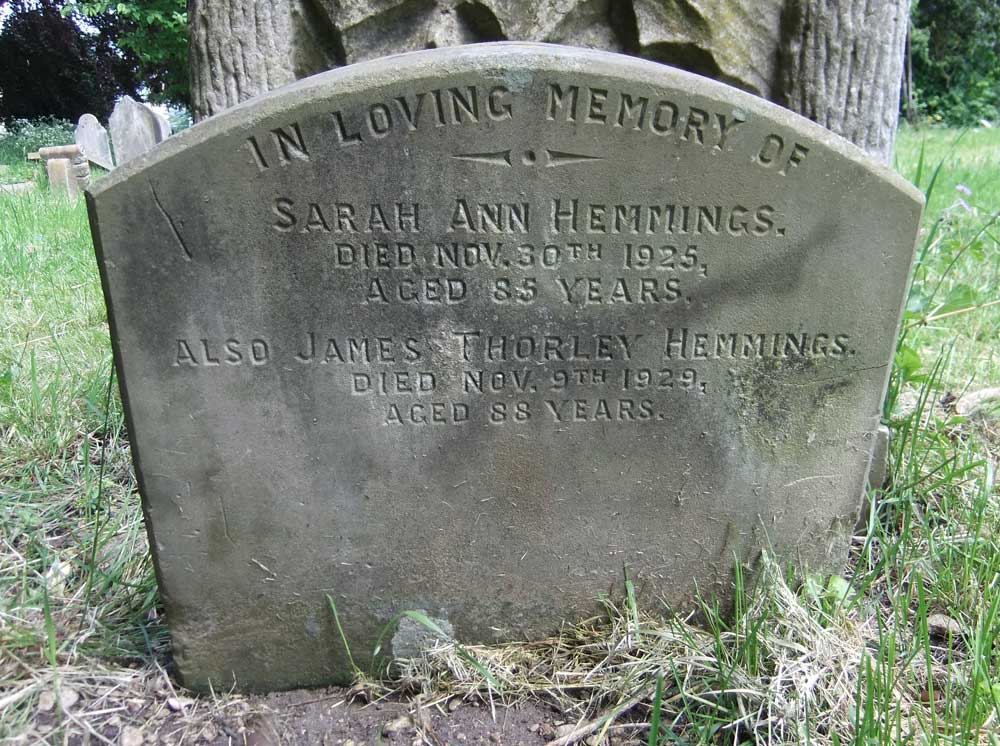 Hemmings grave