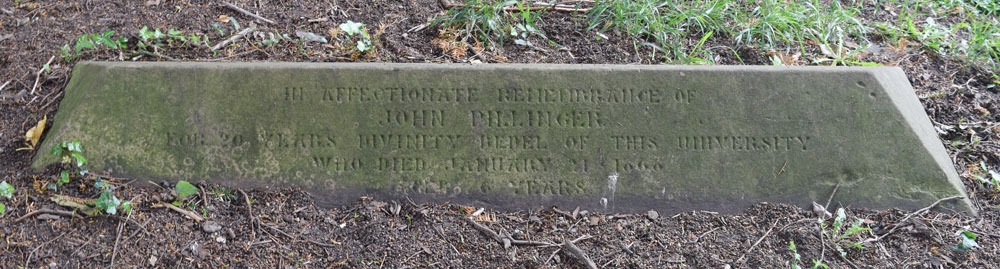 John Pillinger's grave