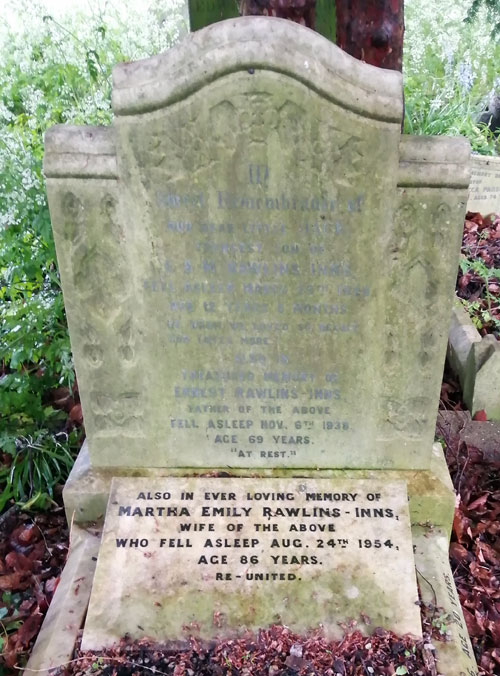 Rawlins-Inns grave