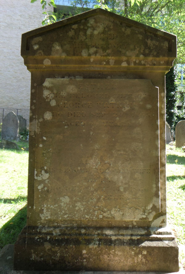 Watkins headstone