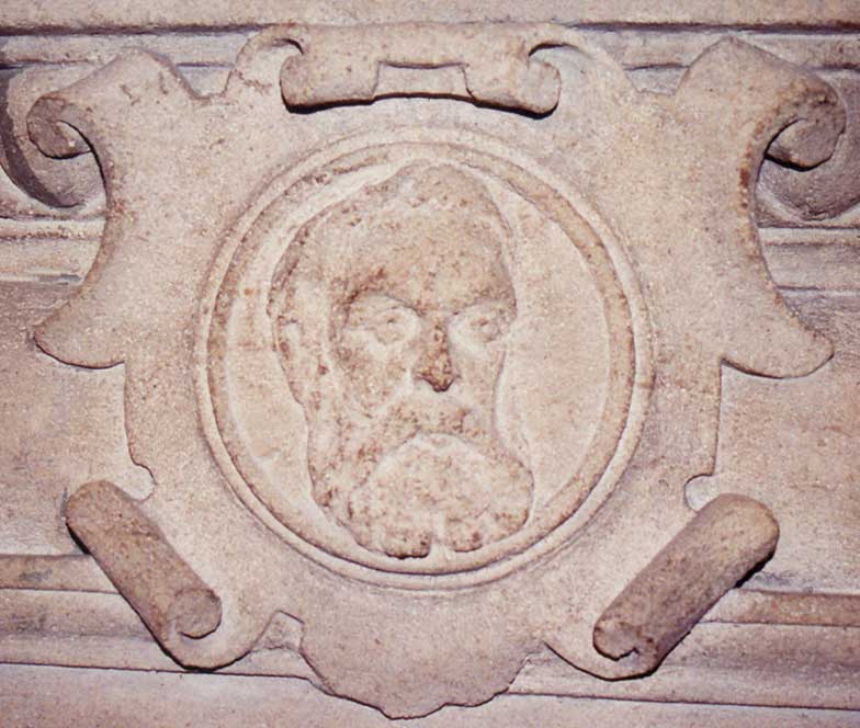 Underhill stone head