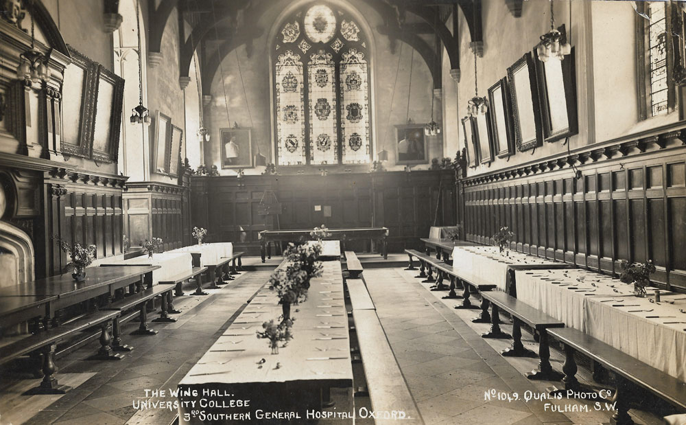 Dining hall at University College