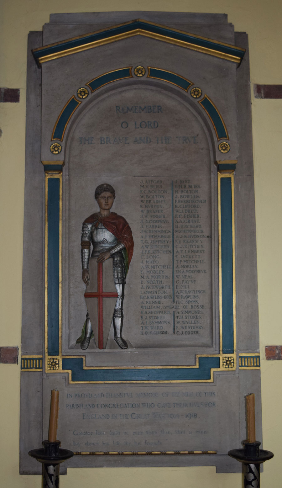 St Barnabas plaque