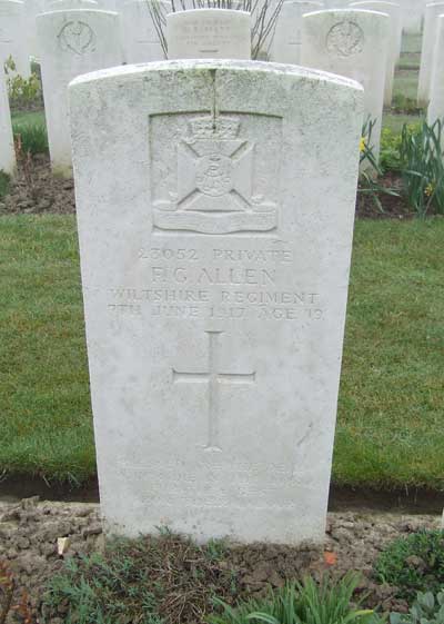 Grave of George Allen