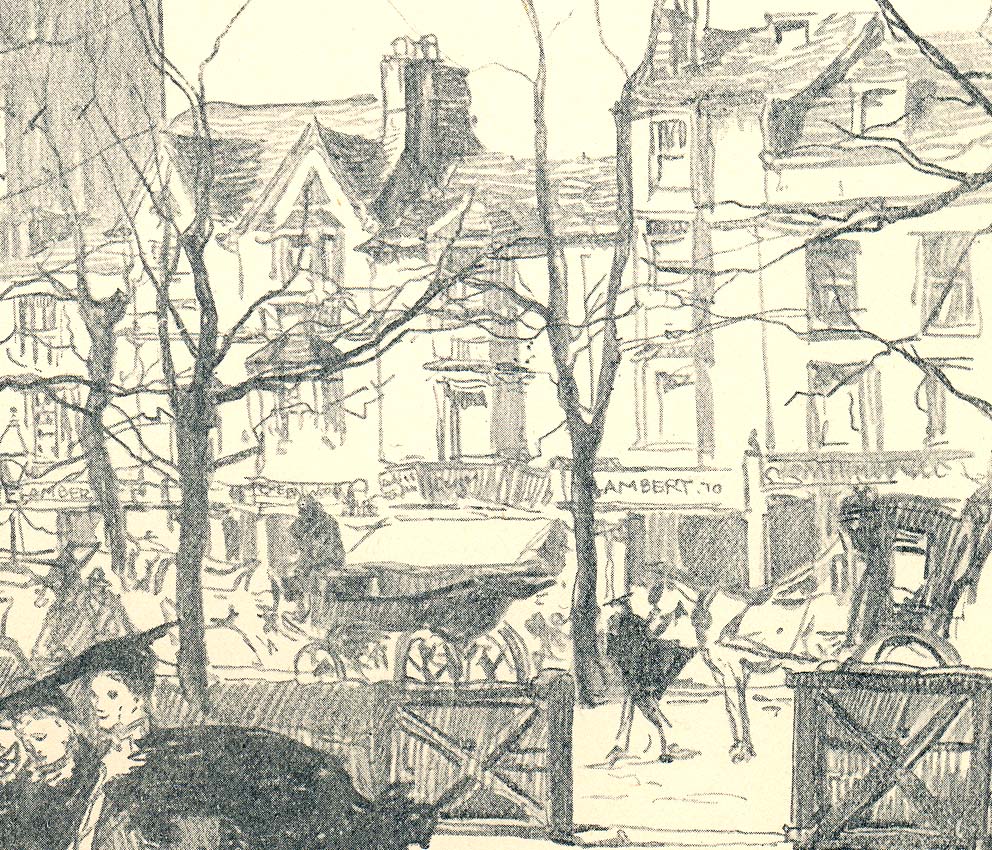 Lambert shops in St Giles in 1912