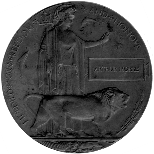 Arthur Morris's war medal