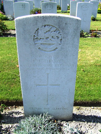 Champ's grave
