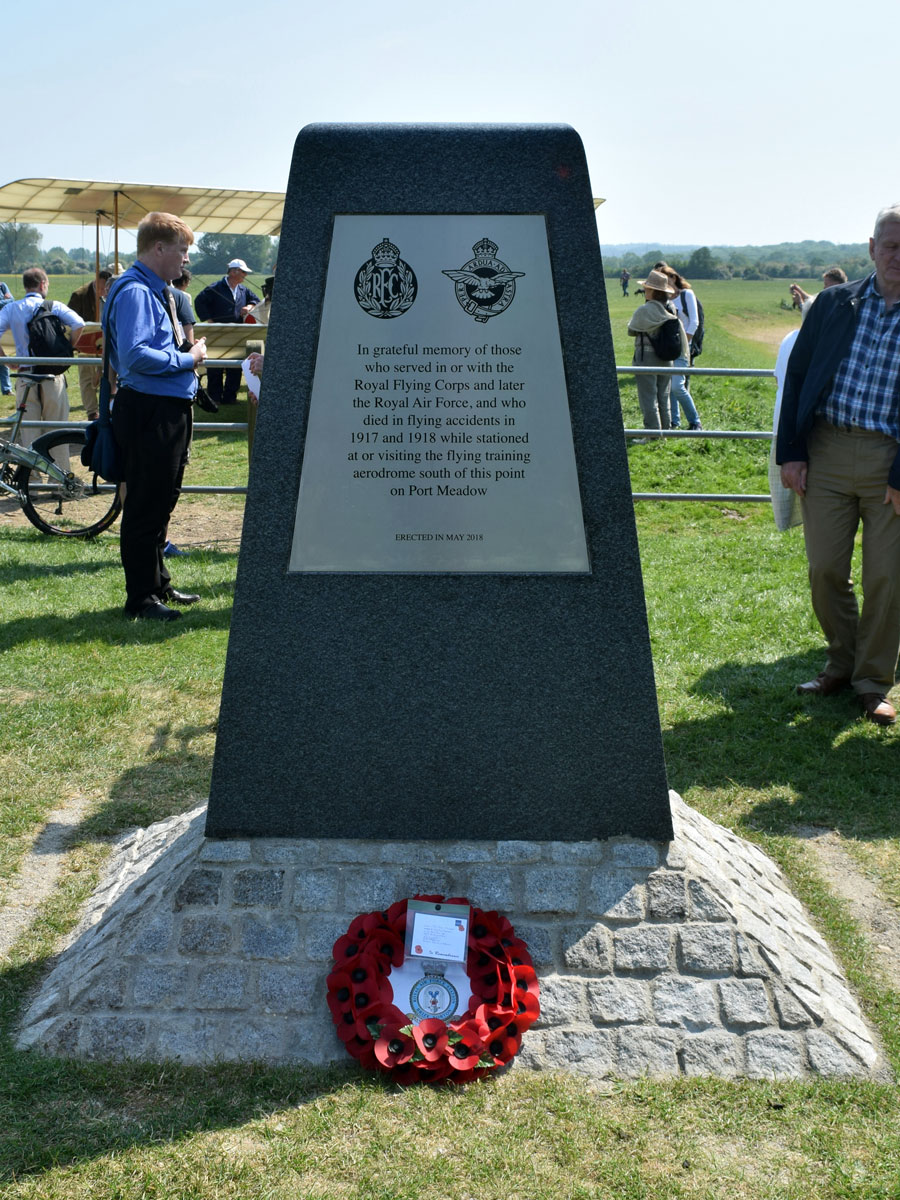 Front of memorial