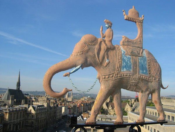 Elephant weather-vane