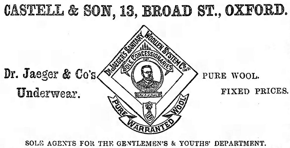 Advert, 2 November 1895