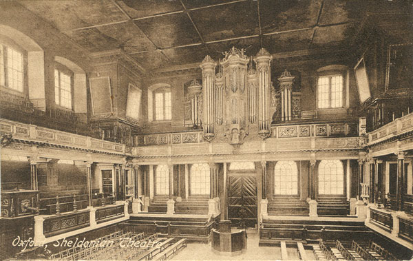 Inside the Sheldonian