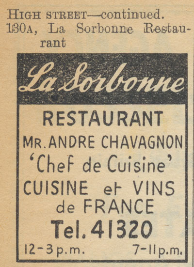 Sorbonne advertisement