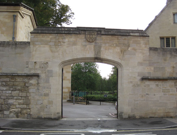 Gate into Magdalen College