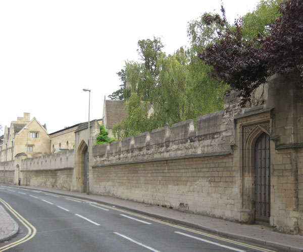 Wall with two gates