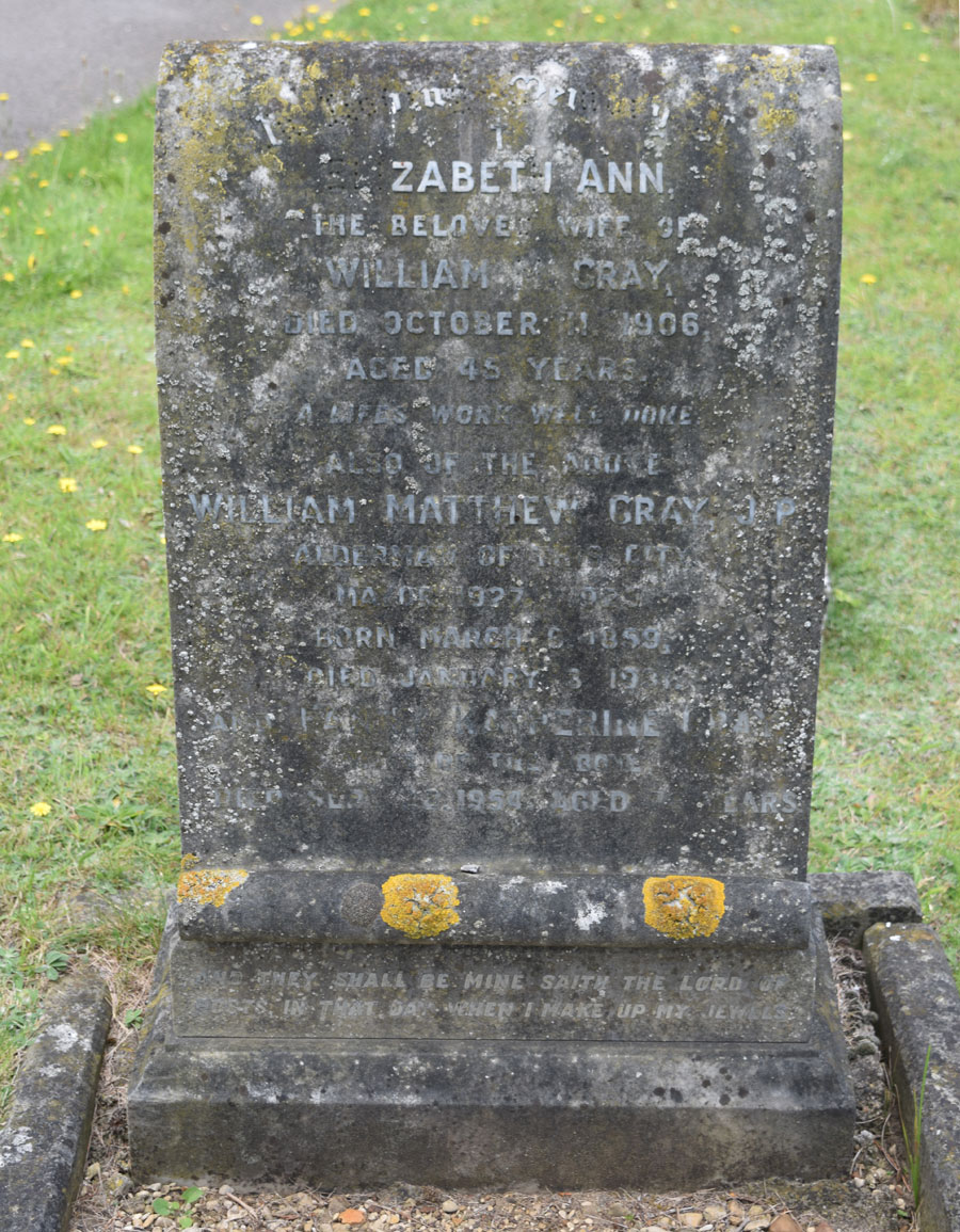 William Matthew Gray's grave