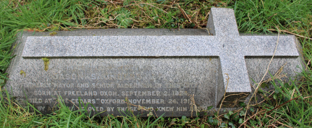 Vault of Jason Saunders in Holywell Cemetery