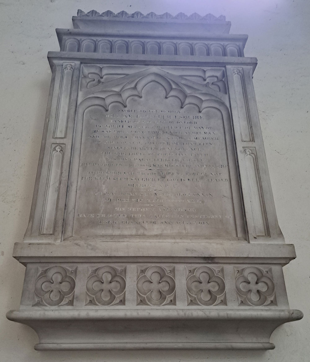 Memorial to William Fletcher